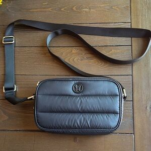 lululemon athletica Quilted Black Belt Bag